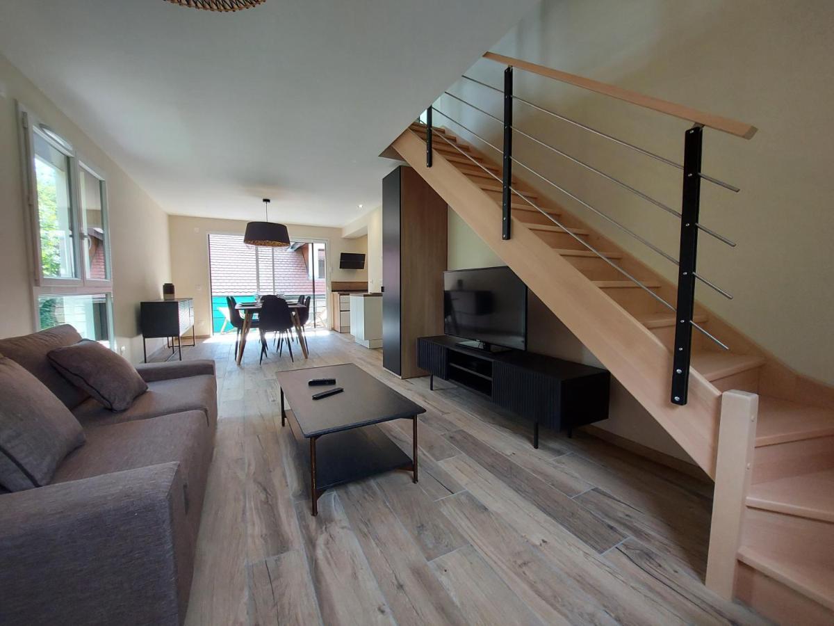 Charmant Et Spacieux Appartement A Quelques Pas Du Lac 뒤엥 외부 사진